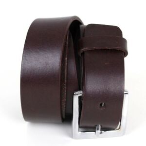 Mexico SADDLE BROWN GENUINE LEATHER 1.5"Wd CASUAL DRESS MEN'S BELT Sz 38 (78M